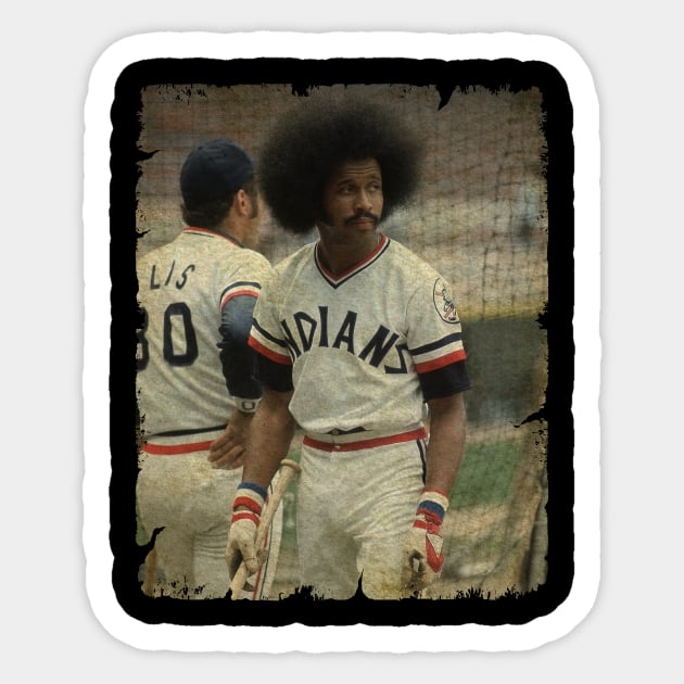 Oscar Gamble in Cleveland Guardians Sticker by SOEKAMPTI